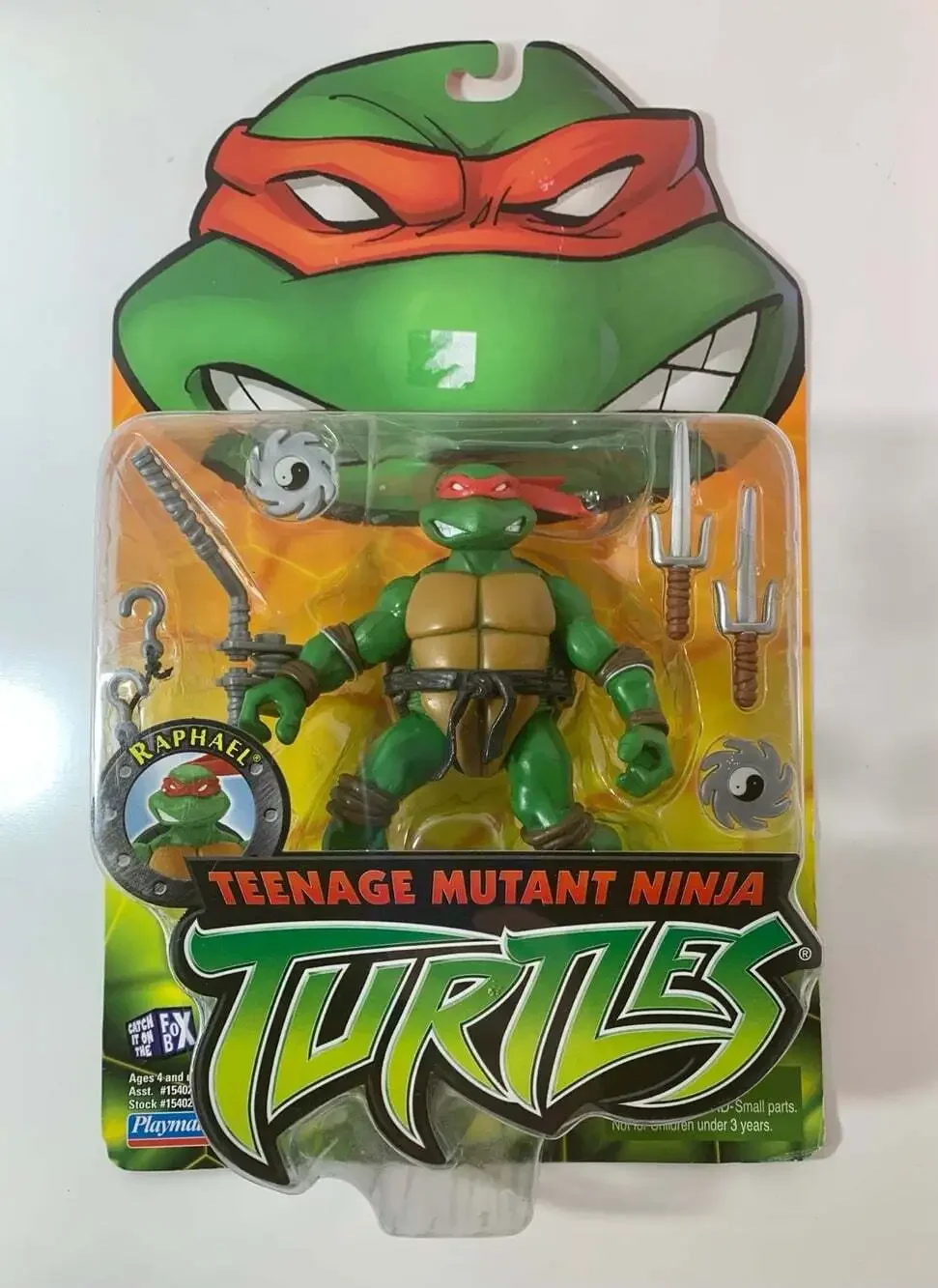 TMNT Raphael Action Figure 2002 Playmates Toys #154024